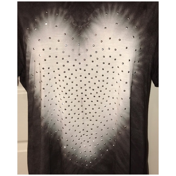 INC Embellished Heart T-shirt - Picture 6 of 8